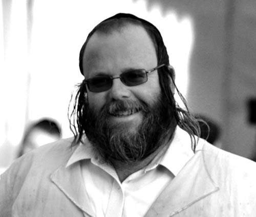 Hasidic man smiling