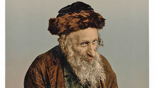 Elderly bearded man