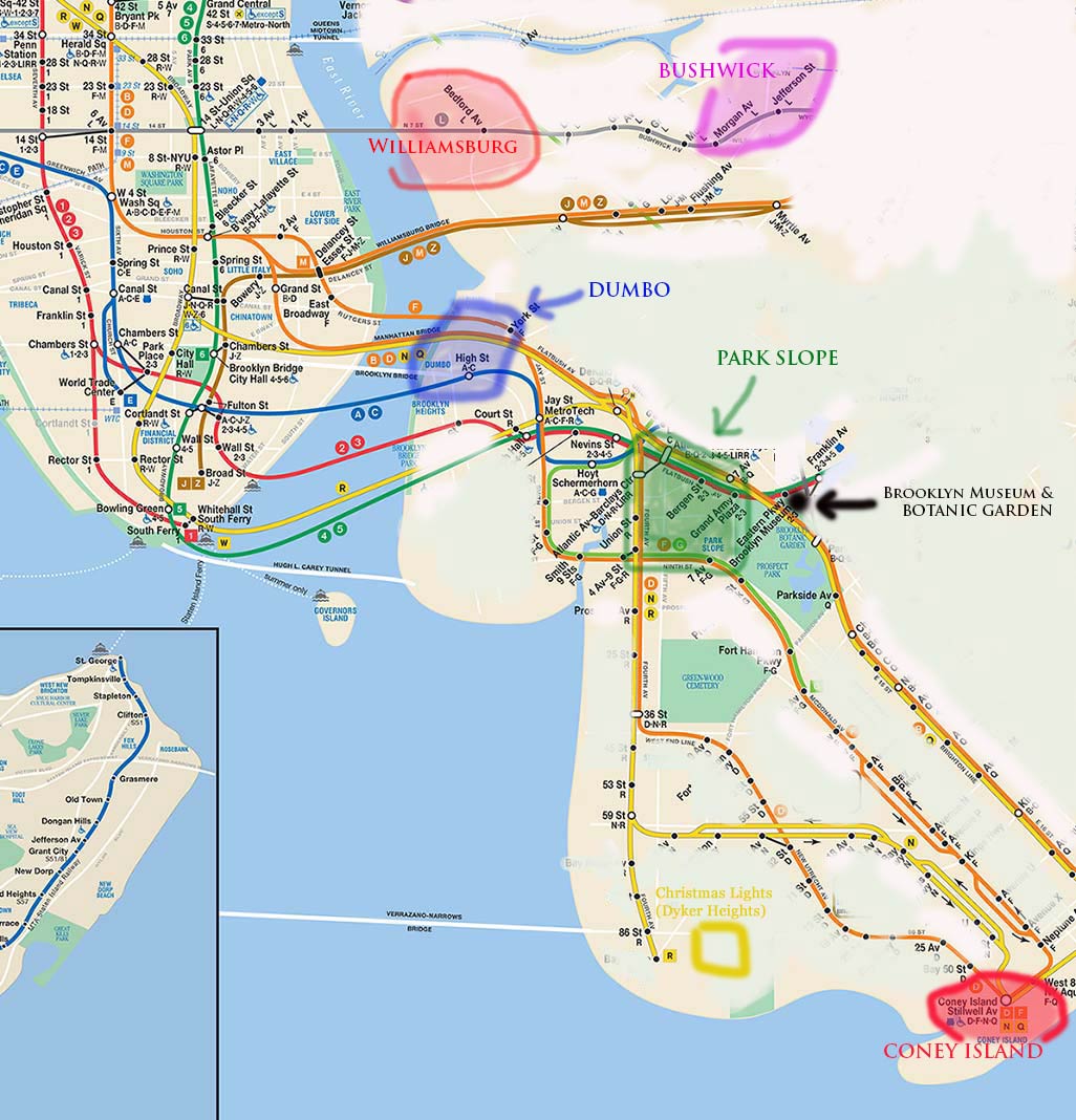 How To Take The Subway To Brooklyn Including Penn Station Dyker