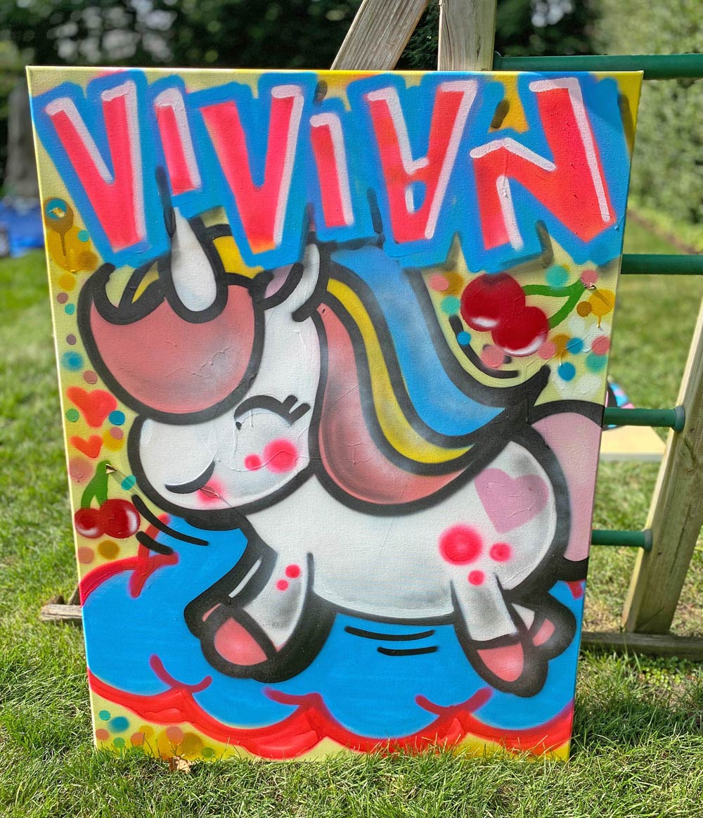 colorful unicorn artwork